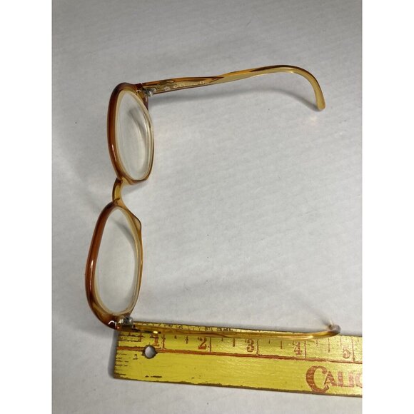 CHRISTIAN DIOR 2076 30 Gold/Brown Round Eyeglasses 53/17 Frames Only - Picture 9 of 11